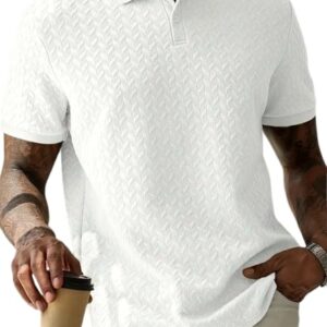 Trillion Jaqquard Men's Polo T Shirt for Men (Polyester Blend | Regular Fit)